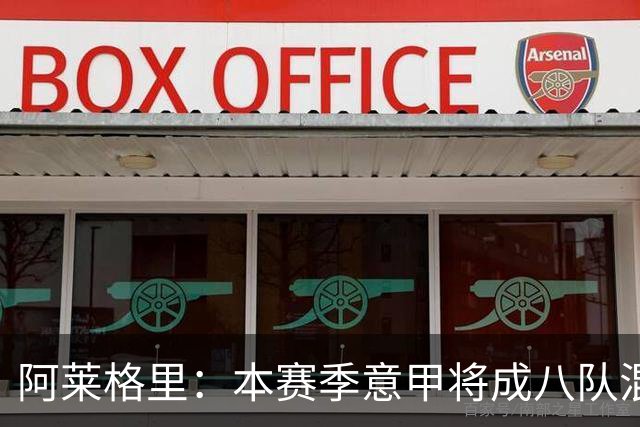 阿莱格里：本赛季意甲将成八队混战