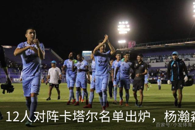 12人对阵卡塔尔名单出炉，杨瀚森2K评分引热议